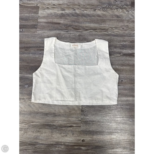 Top Sleeveless By Posse In White, Size: S