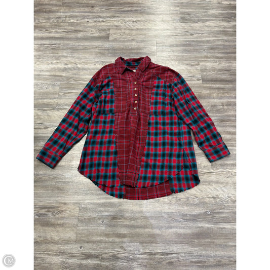 Top Long Sleeve By We The Free In Red, Size: M