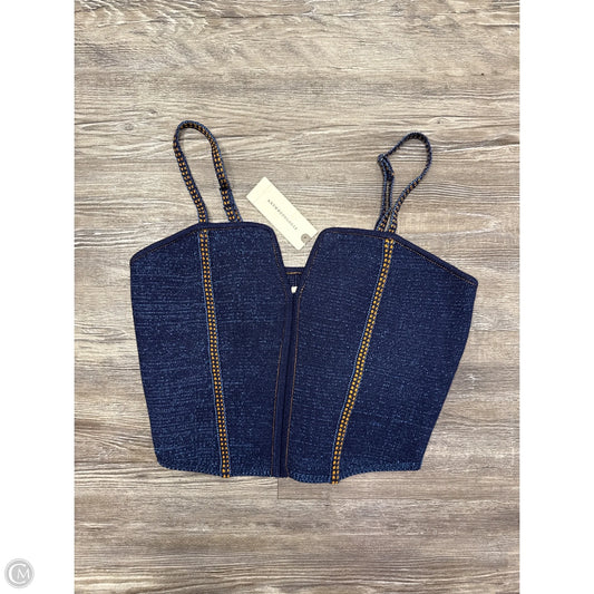 Top Sleeveless By Pilcro In Blue & Orange, Size: Xxs