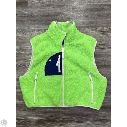 Vest Fleece By Free People In Green, Size: L