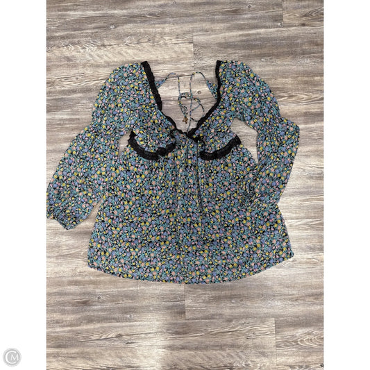 Dress Casual Short By Free People In Floral Print, Size: Xs