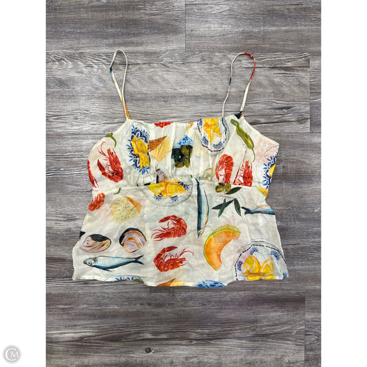 Top Sleeveless By Lisa Says Gah In White, Size: L