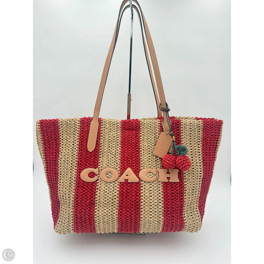 Handbag Designer By Coach, Size: Large