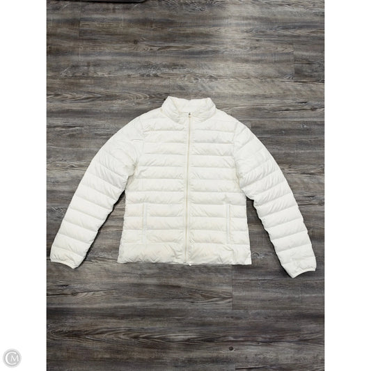 Coat Designer By Tory Burch In White, Size: S