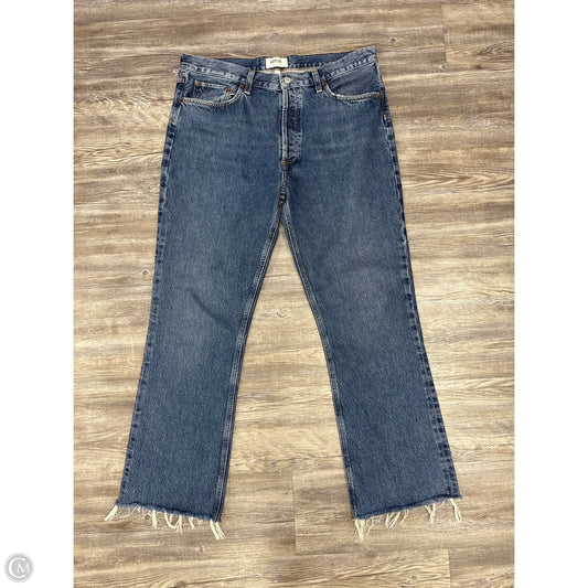 Jeans Designer By Agolde In Blue Denim, Size: 12
