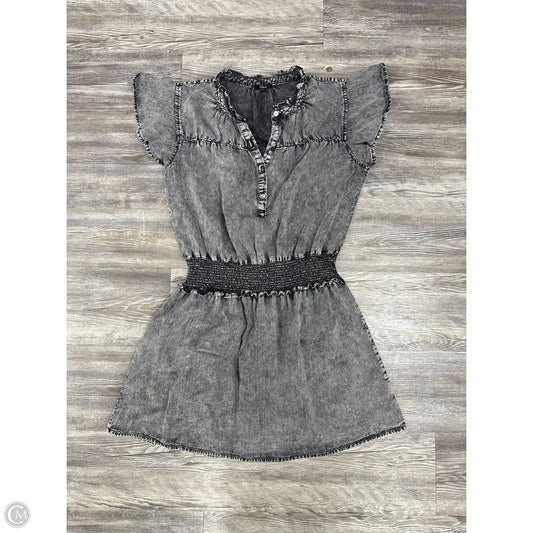 Dress Casual Midi By Rails In Black Denim, Size: L