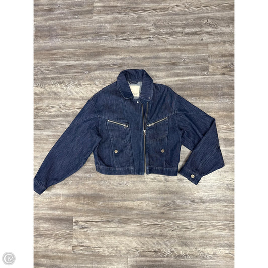 Jacket Denim By Pilcro In Blue Denim, Size: Xxs