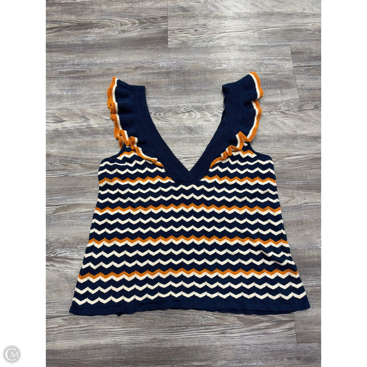 Top Sleeveless Designer By Sezane In Blue, Size: M