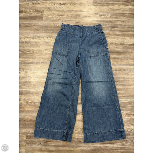 Jeans Wide Leg By We The Free In Blue Denim, Size: L