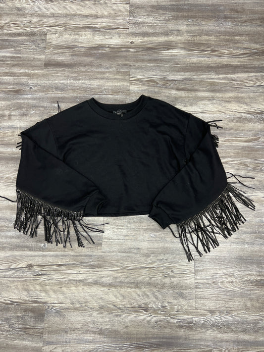 Black Sweatshirt Crewneck Gracia , Size S