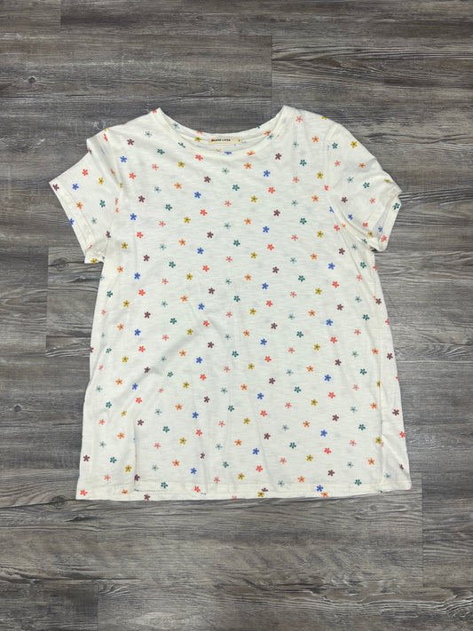 White Top Short Sleeve Marine Layer, Size S