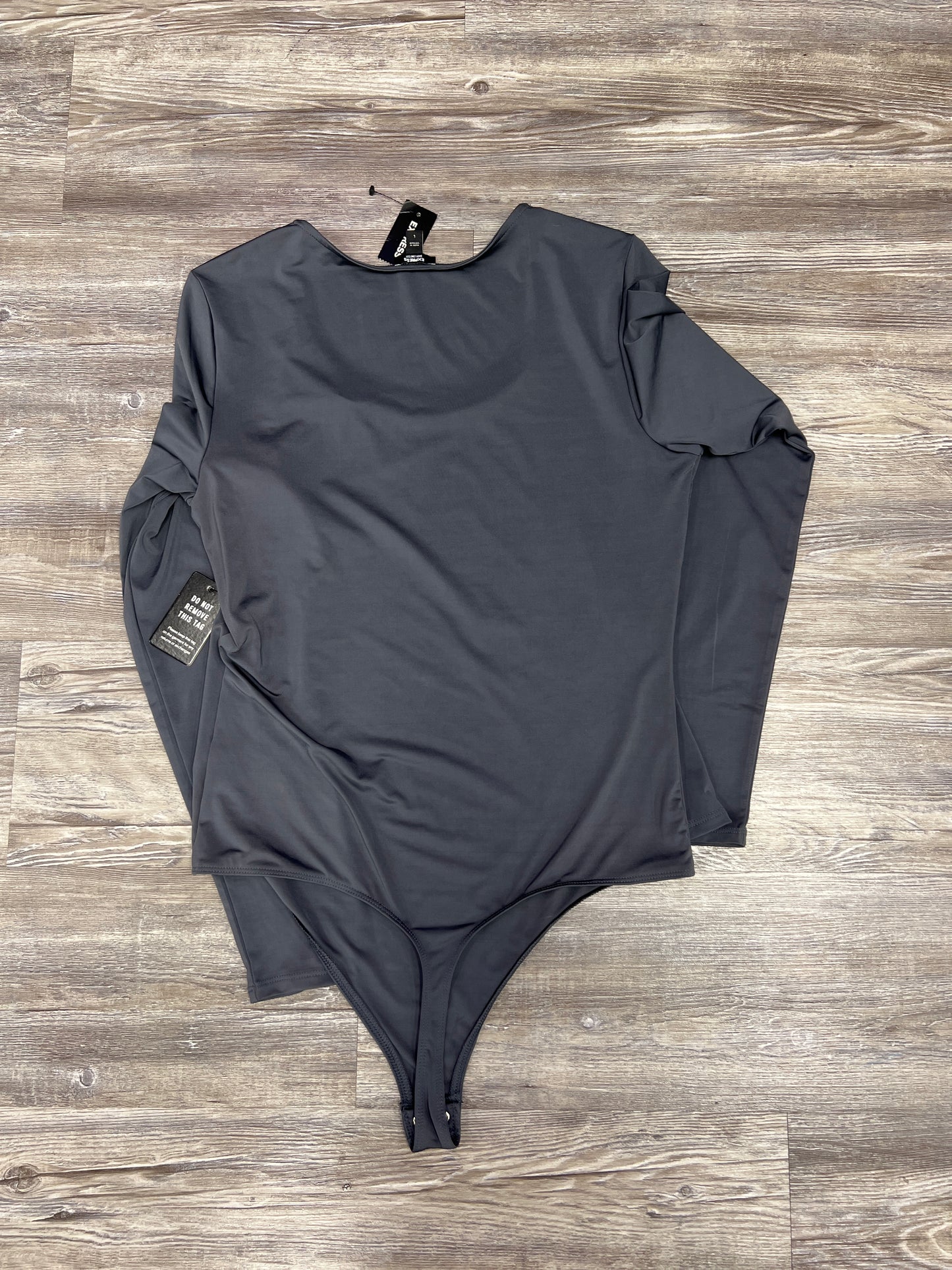 Top Long Sleeve By Express In Grey, Size: L