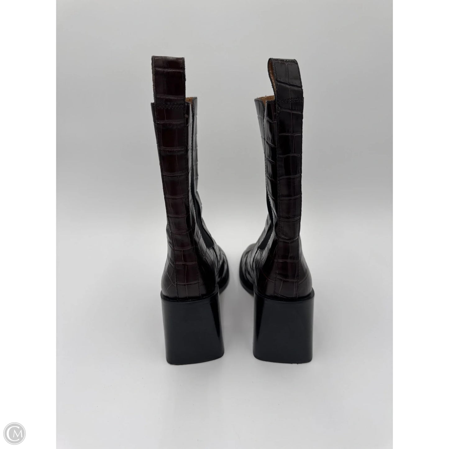 Boots Ankle Heels By & Other Stories In Brown, Size: 9