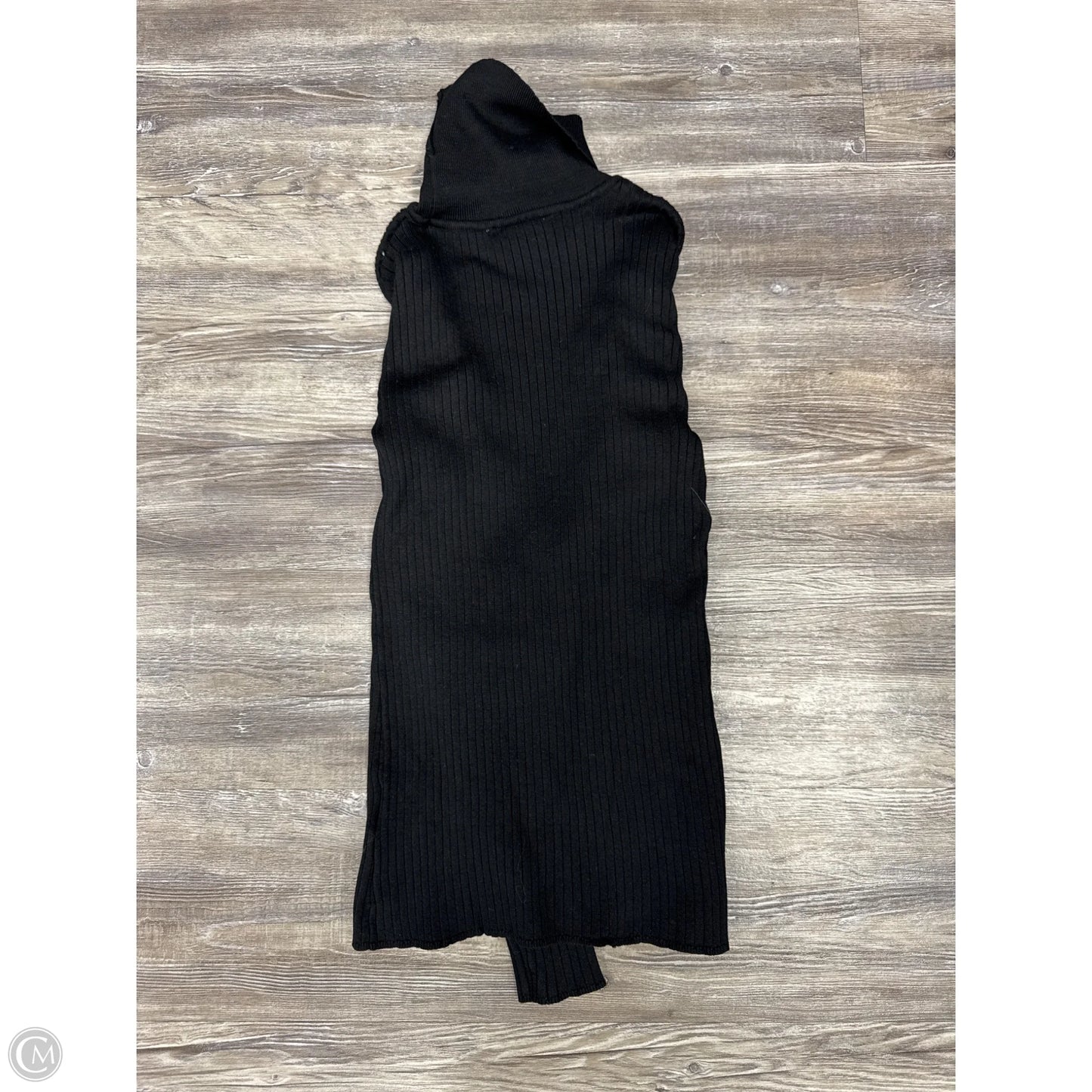 Top Long Sleeve By Madison Grey In Black, Size: S
