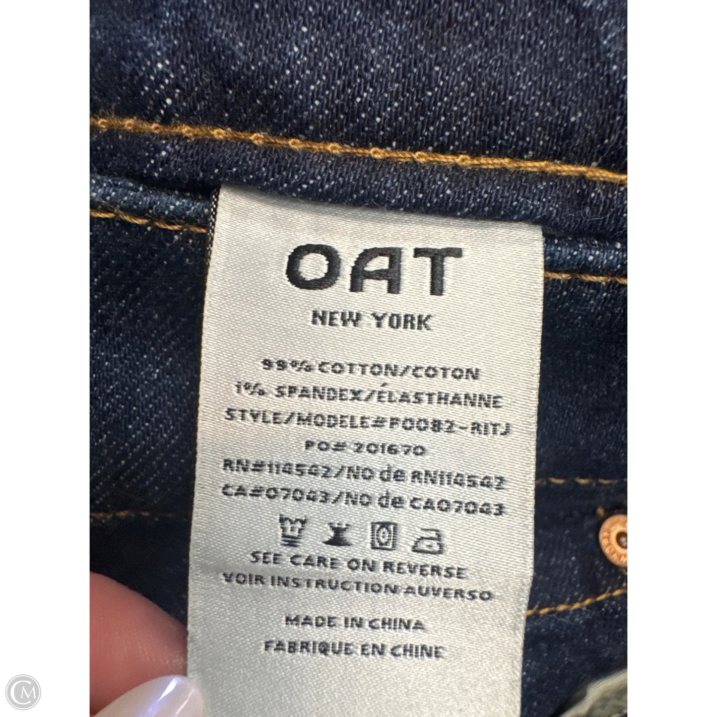 Jeans Boot Cut By Cmc In Blue Denim, Size: 2
