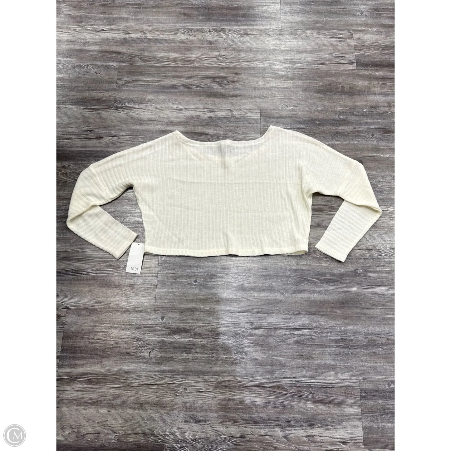 Sweater By Tobi In White, Size: S