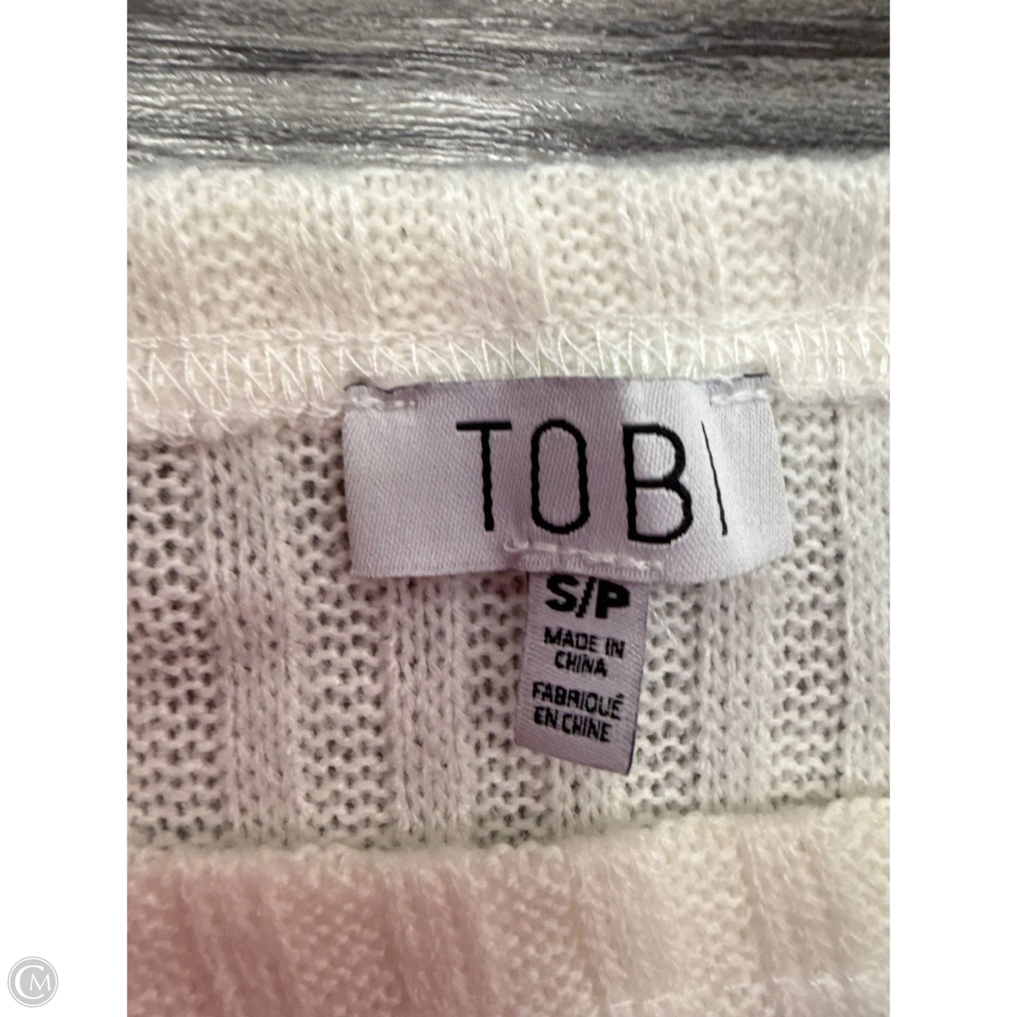 Sweater By Tobi In White, Size: S