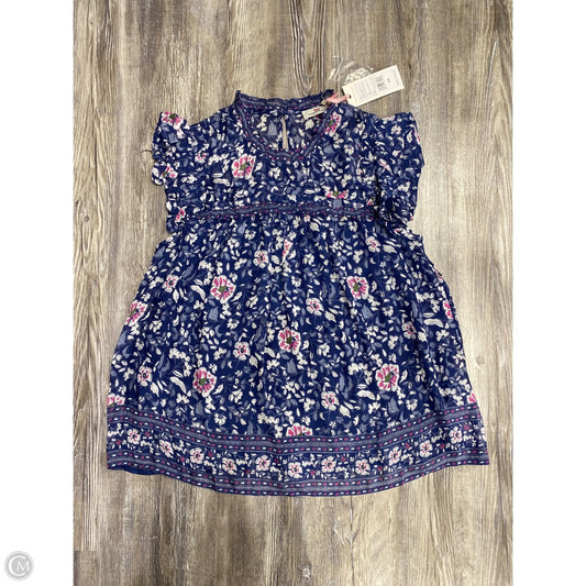Top Short Sleeve By Vineyard Vines In Floral Print, Size: Xs