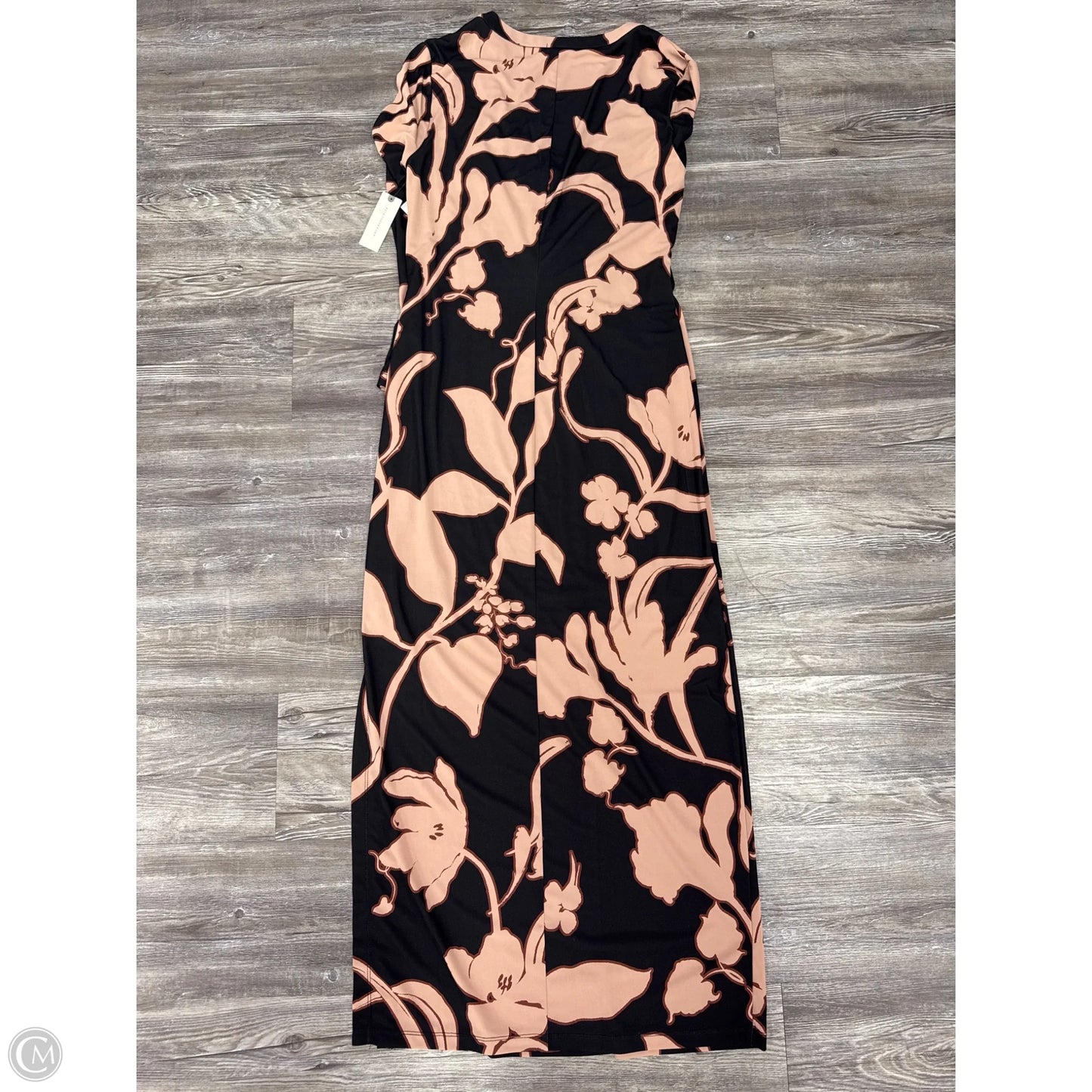 Dress Casual Maxi By Anthropologie In Black & Brown, Size: M