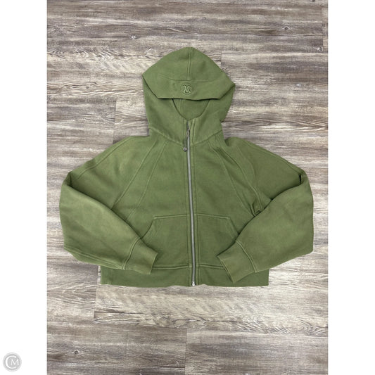 Athletic Jacket By Lululemon In Green, Size: Xs