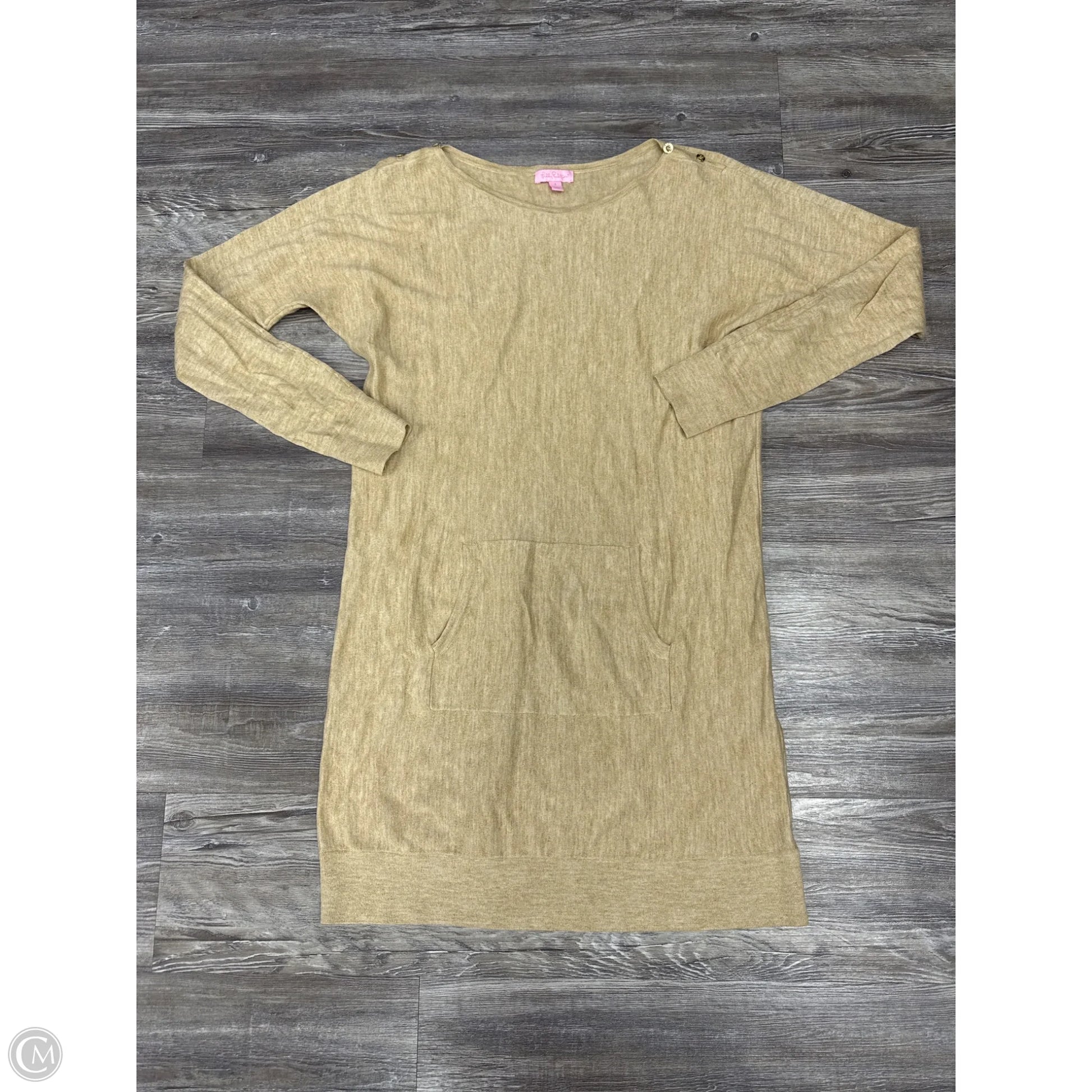 Dress Casual Short By Lilly Pulitzer In Beige, Size: S Dress Casual Short By Lilly Pulitzer In Beige, Size: S