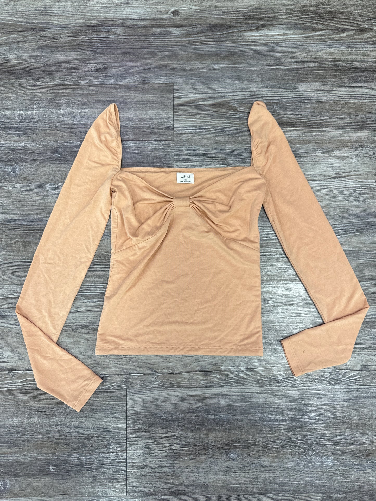 Top Long Sleeve By Wilfred In Coral, Size: Xxs