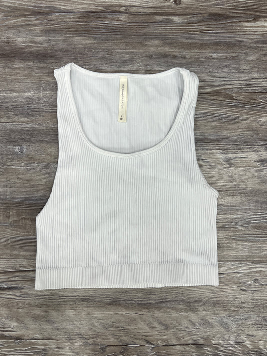 White Top Sleeveless Babaton, Size L