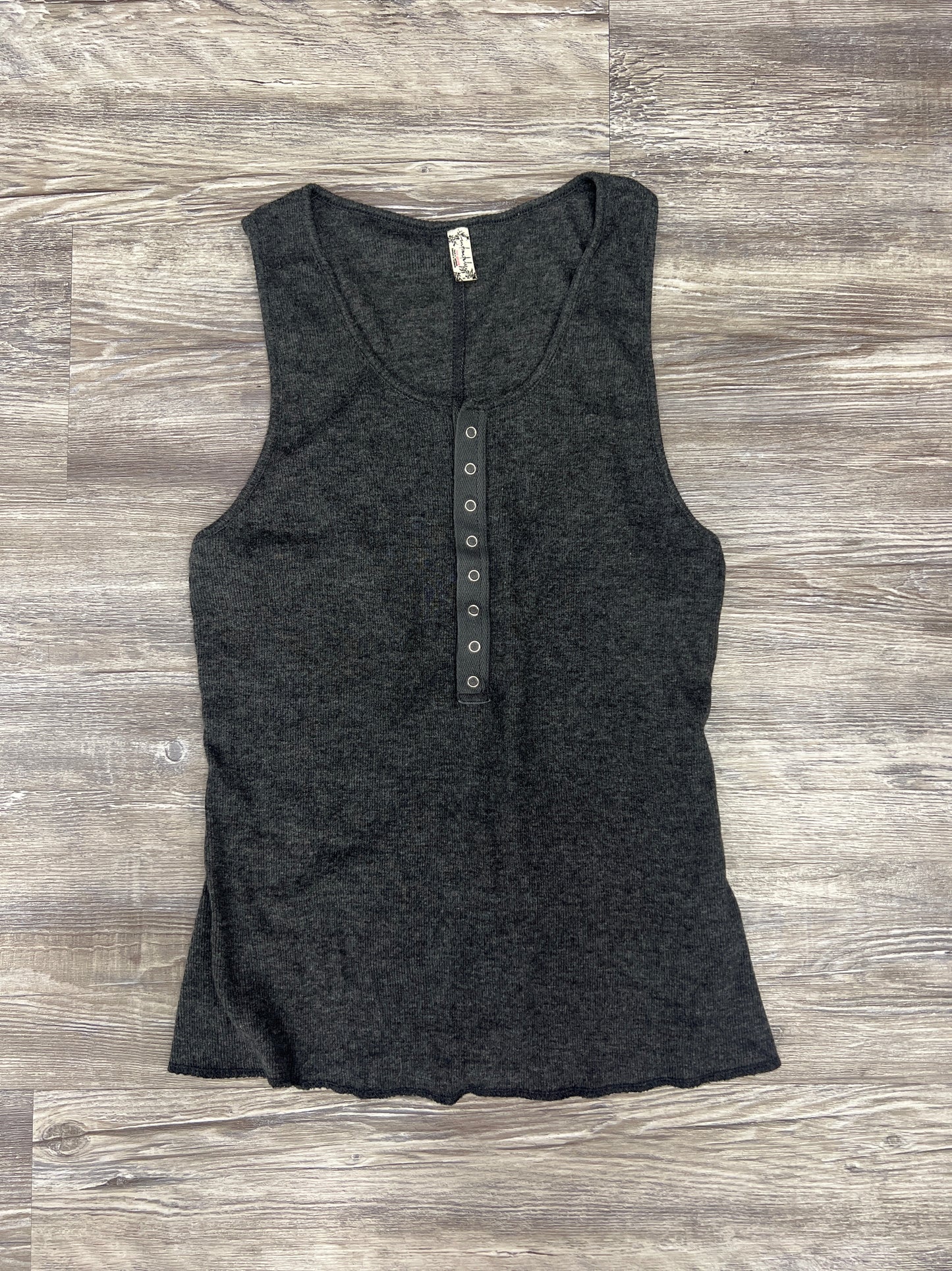 Top Sleeveless By Free People In Grey, Size: M