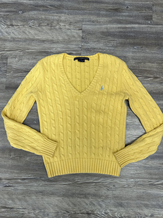 Sweater By Ralph Lauren In Yellow, Size: M