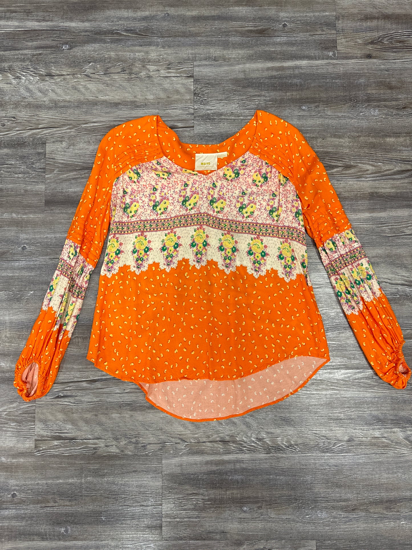 Top Long Sleeve By Maeve In Multi-colored, Size: S