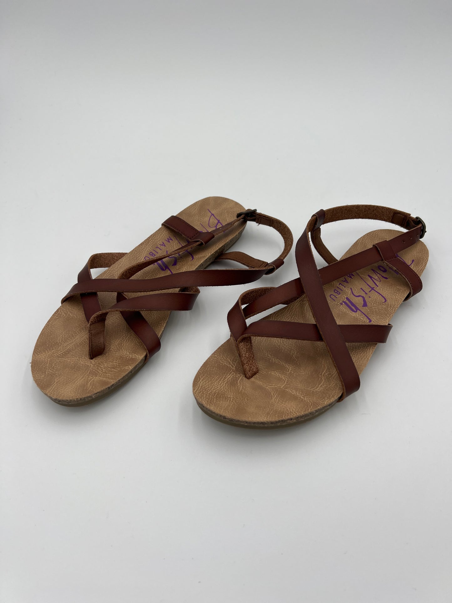 Sandals Flats By Blowfish In Brown, Size: 10