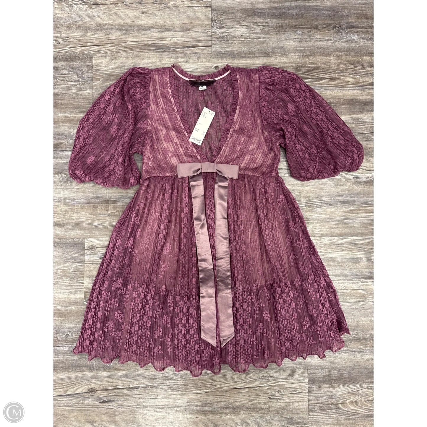 Dress Casual Short By Kimichi Blue In Purple, Size: L
