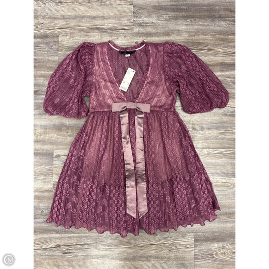 Dress Casual Short By Kimichi Blue In Purple, Size: L