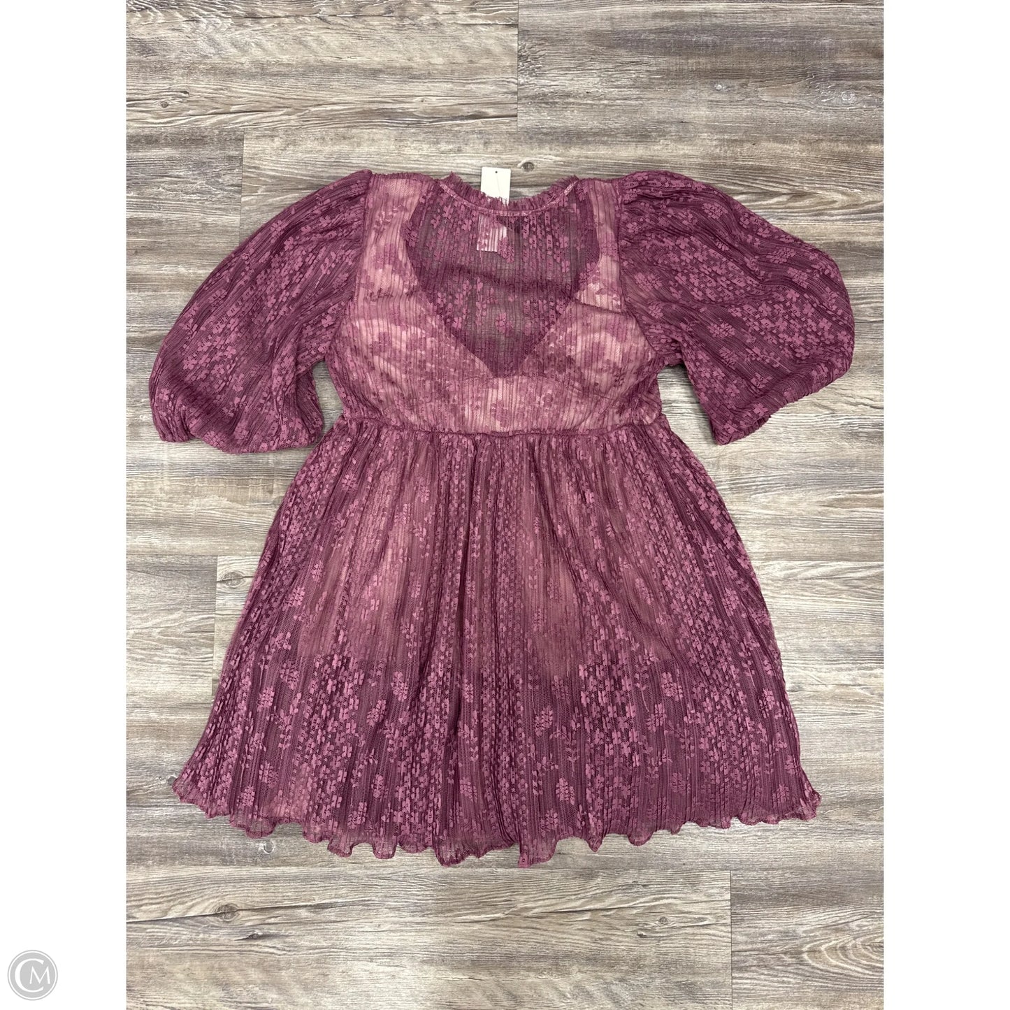 Dress Casual Short By Kimichi Blue In Purple, Size: L