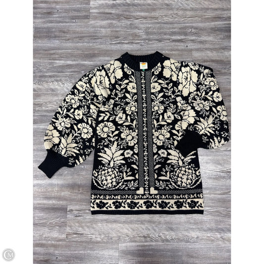 Dress Sweater By Anthropologie In Black & Tan, Size: Xl