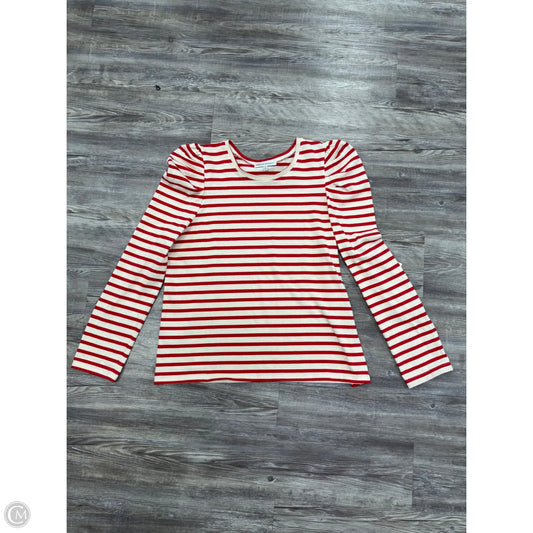 Top Long Sleeve Designer By Rebecca Minkoff In Striped Pattern, Size: Xl