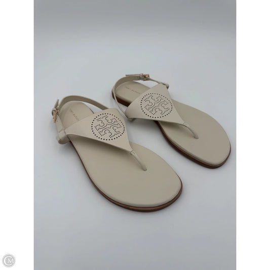 Sandals Designer By Tory Burch In White, Size: 10