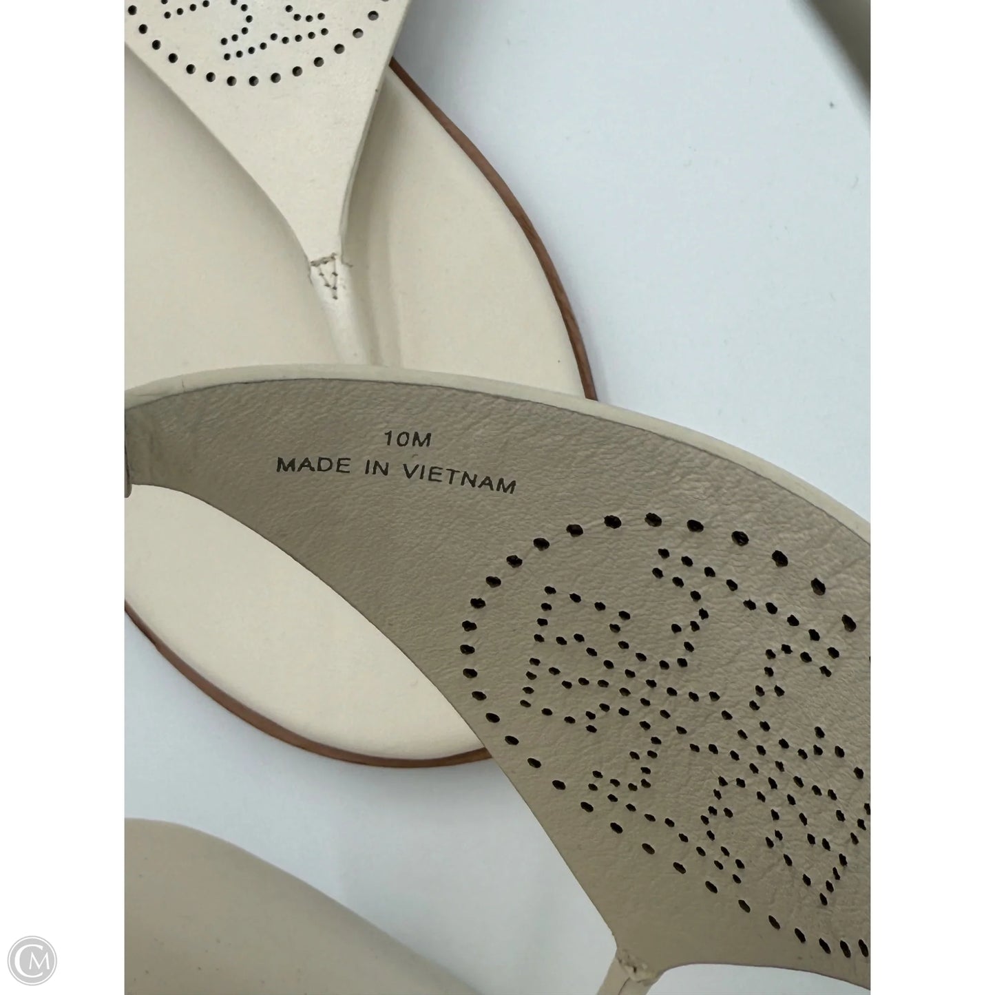 Sandals Designer By Tory Burch In White, Size: 10