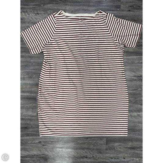 Dress Casual Midi By Clothes Mentor In Striped Pattern, Size: 4x