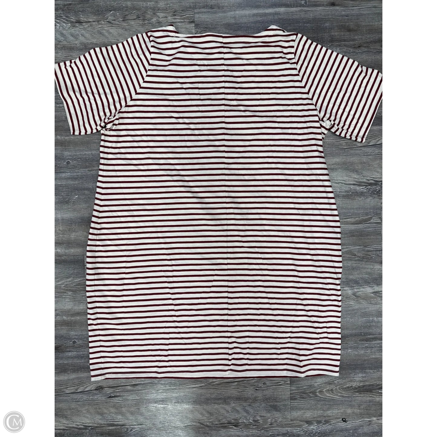 Dress Casual Midi By Clothes Mentor In Striped Pattern, Size: 4x