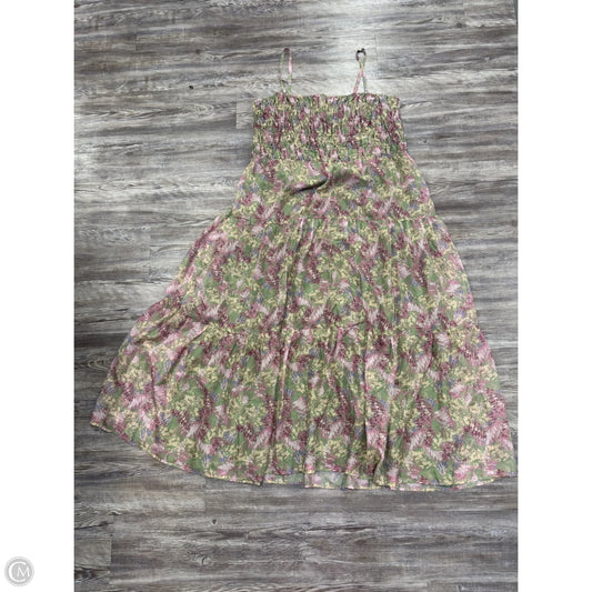 Dress Casual Maxi By Eloquii In Green & Purple, Size: 3x