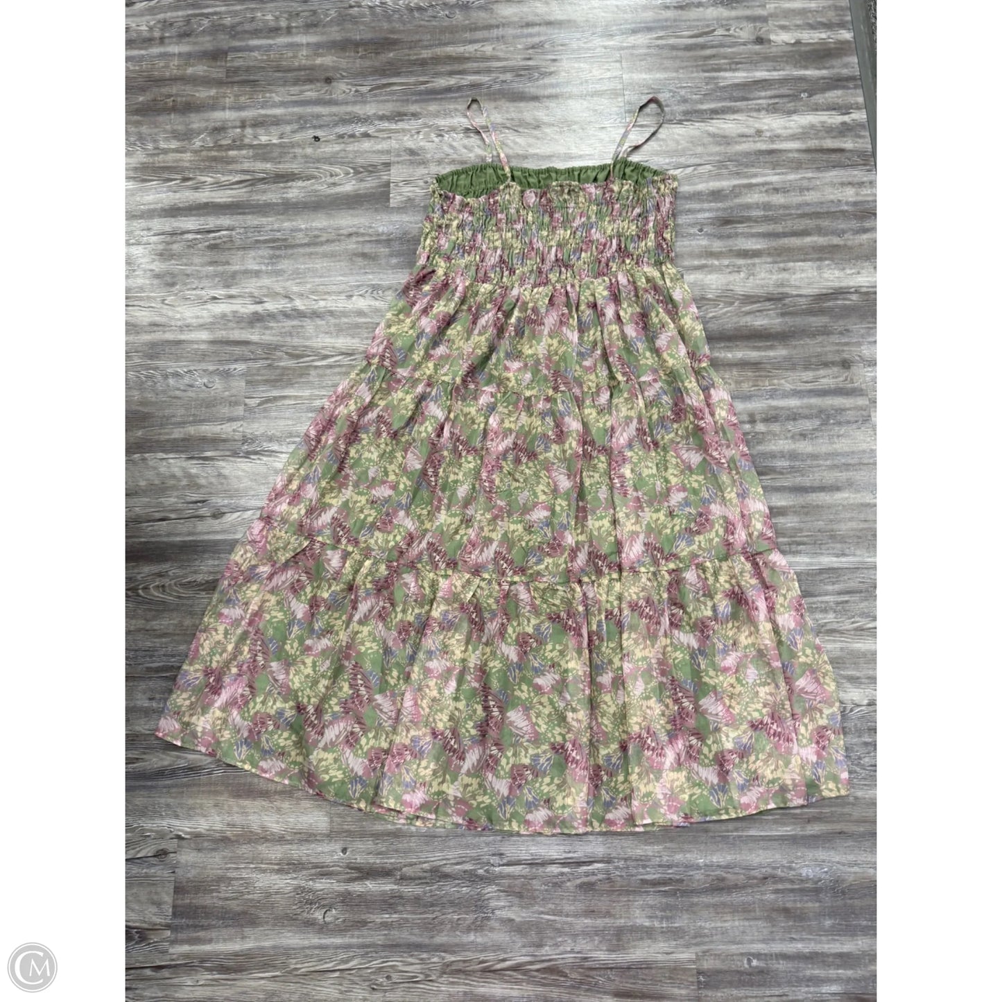 Dress Casual Maxi By Eloquii In Green & Purple, Size: 3x