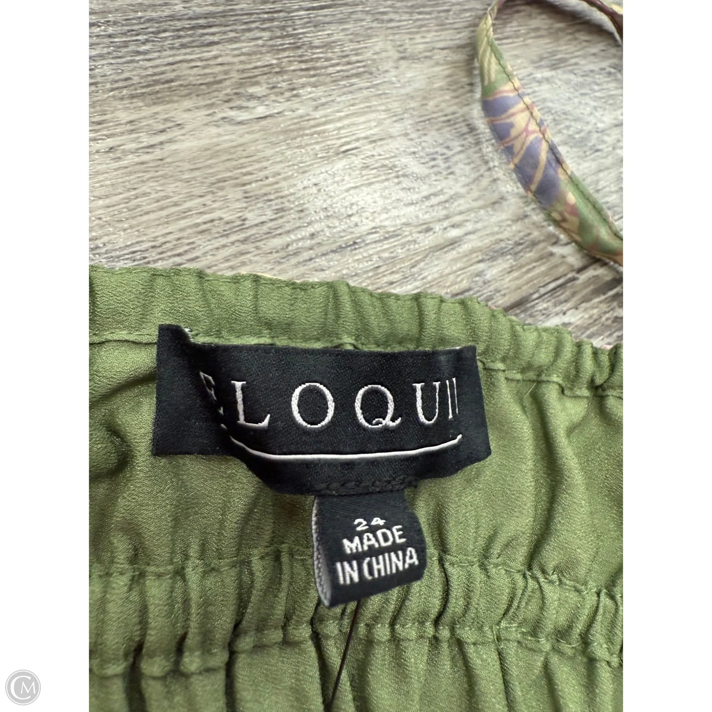 Dress Casual Maxi By Eloquii In Green & Purple, Size: 3x
