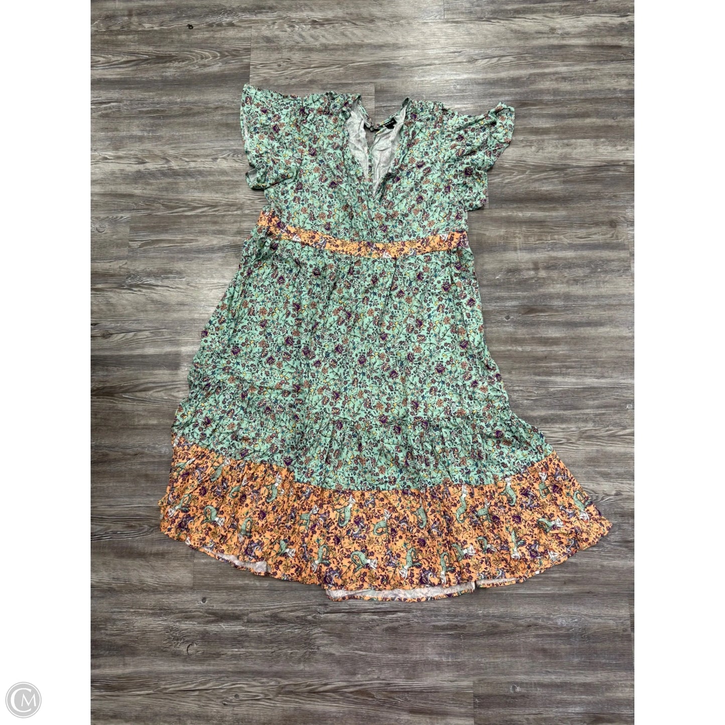 Dress Casual Maxi By Torrid In Teal, Size: 3x