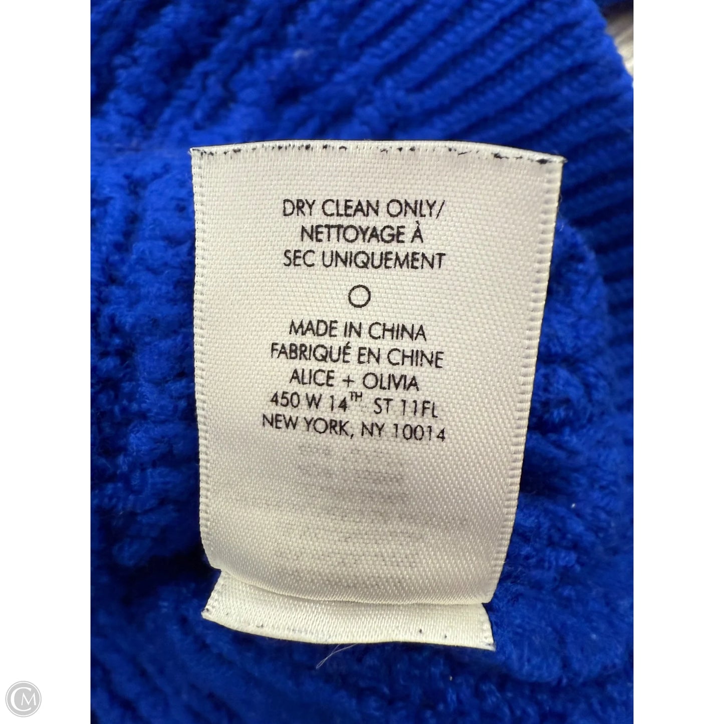 Sweater Designer By Alice + Olivia In Blue, Size: M