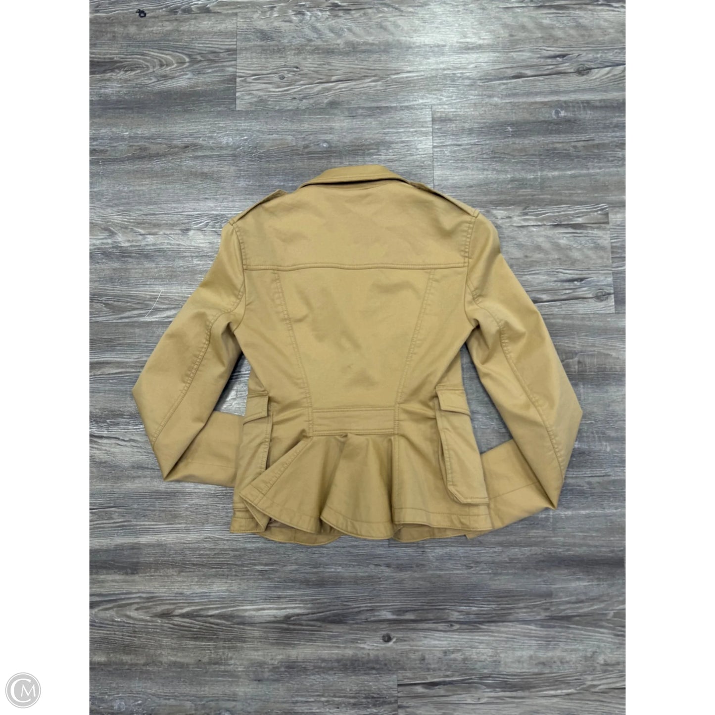 Jacket Luxury Designer By Burberry In Tan, Size: 2