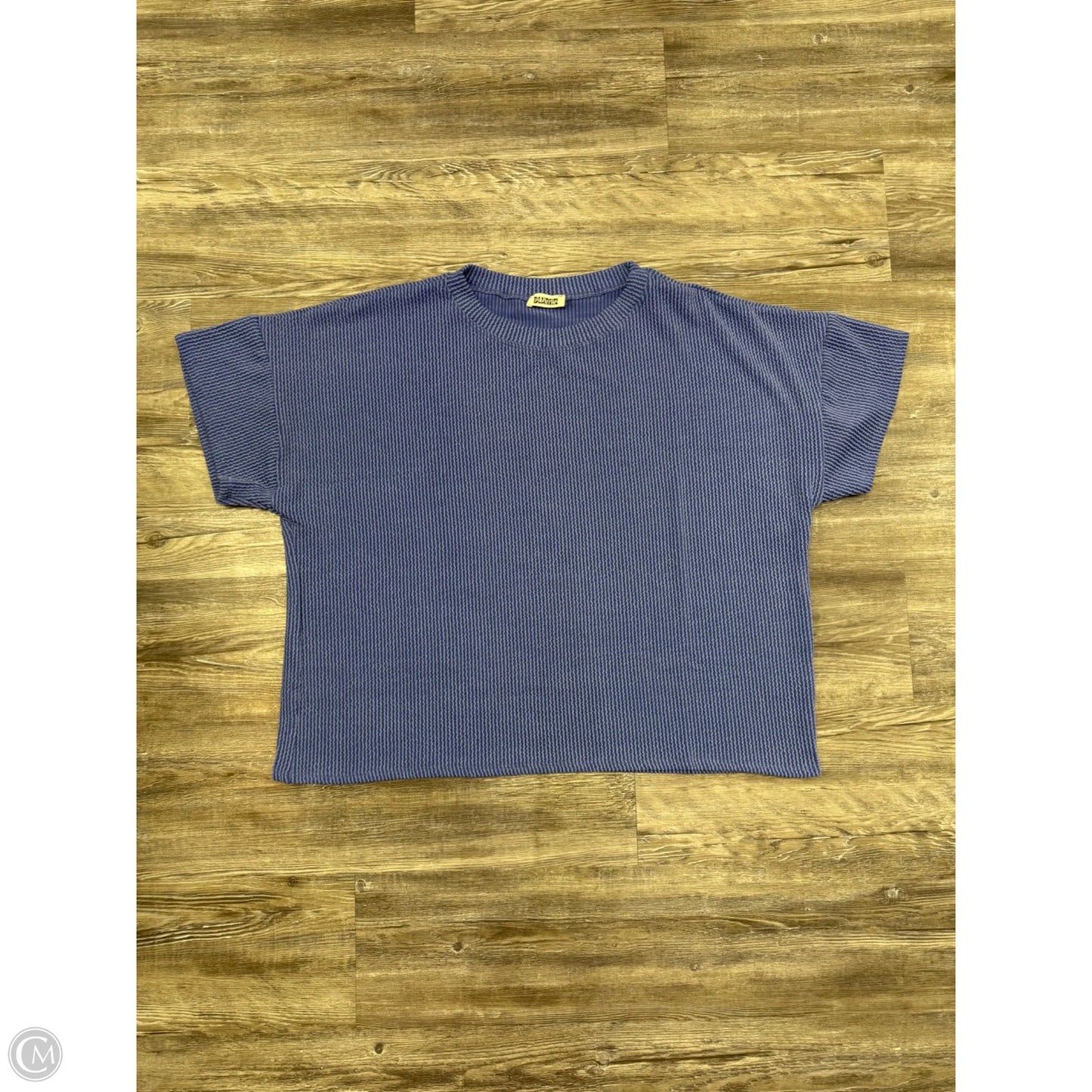 Top Short Sleeve By Blumin In Blue, Size: 3x