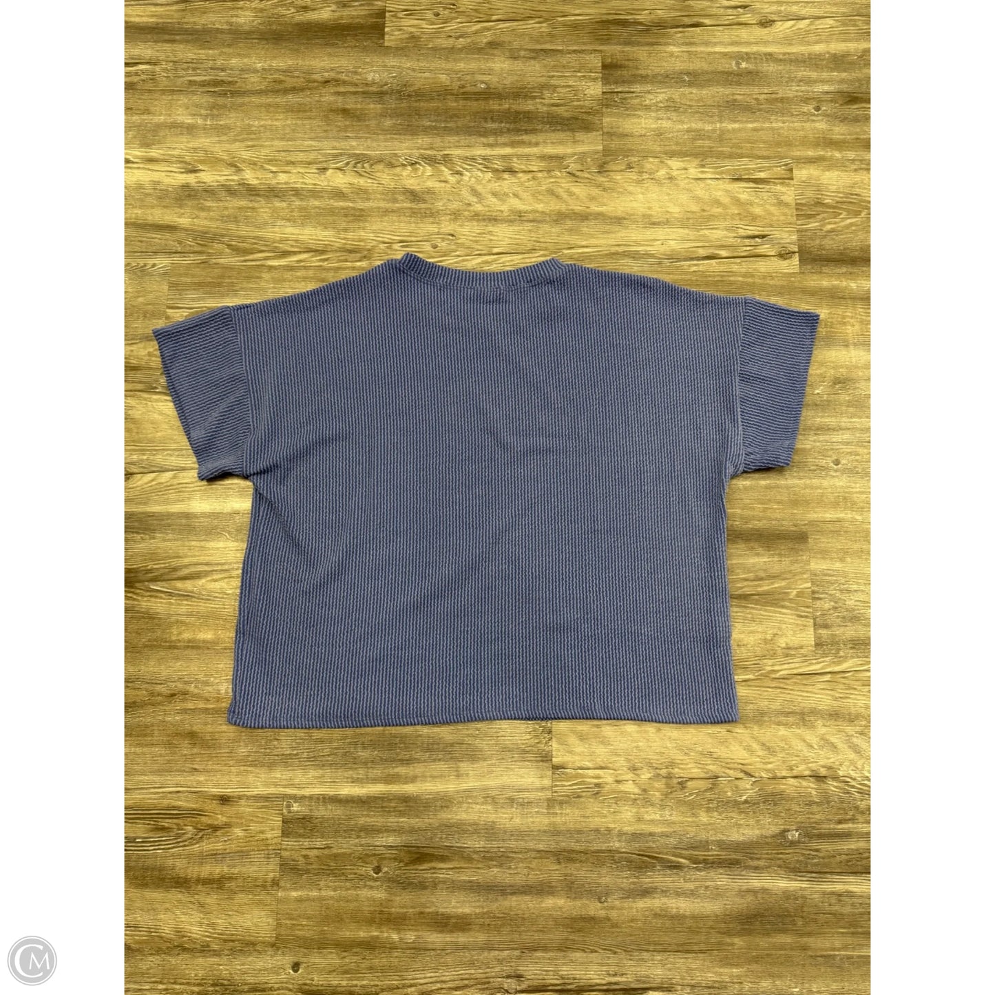 Top Short Sleeve By Blumin In Blue, Size: 3x