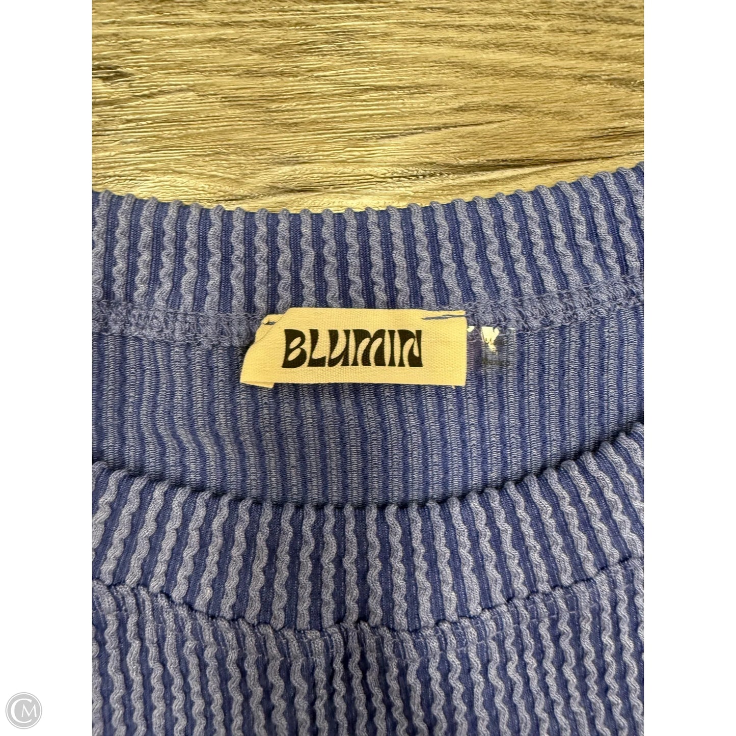 Top Short Sleeve By Blumin In Blue, Size: 3x