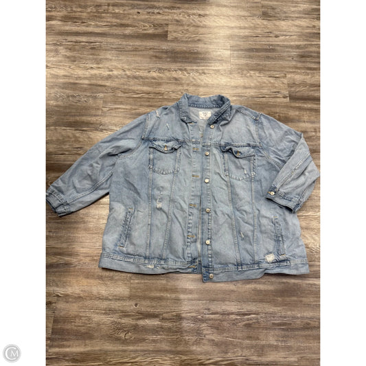 Jacket Denim By Old Navy In Blue Denim, Size: 4x